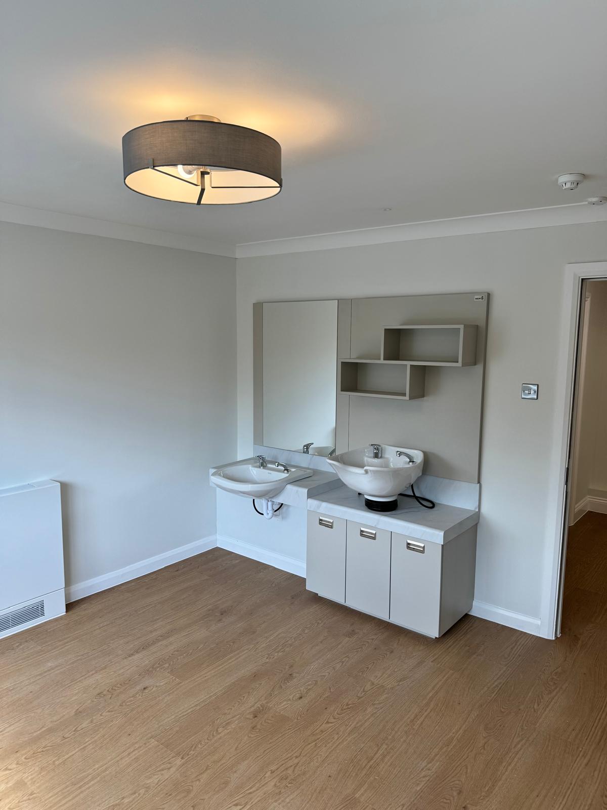 Belmont Healthcare residents' lounge seating