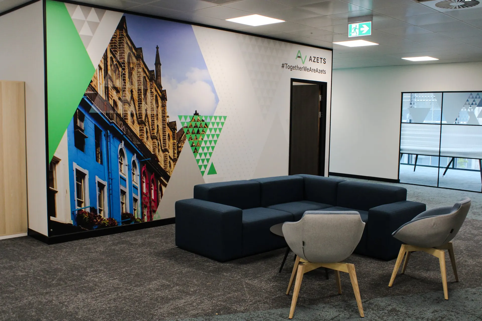 Azets Edinburgh main office fit-out