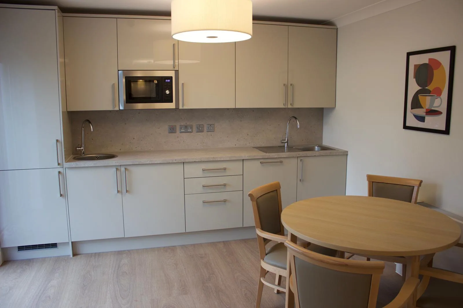 Wombwell Care Home Residents' Dining & Kitchen Area
